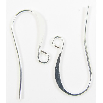 10 Pairs Silver Plated Earwires