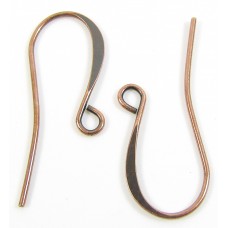 10 Pairs Antiqued Copper Plated Earwires