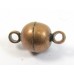 1 Copper Plated Antiqued Magnetic 6mm Clasp