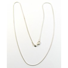 1 Silver Plated 56cm 22in Finished Necklace Snake Chain