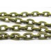 1 Plated Antiqued Brass Finished Necklace 5mm Cable Chain 52cm