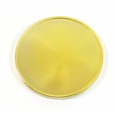 1 Gold Plated 40mm Coin Blank for Engraving or Stamping