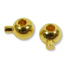 2 Gold Plated Memory Wire Ends