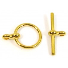 10 Gold Plated Toggle Clasps