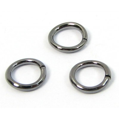 45 Black Plated 5mm Jump Rings