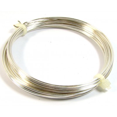 Coil Economy Silver Plated Jewellery Wire 0.5mm