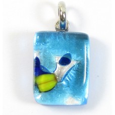 Murano Glass Pendant Small Oblong