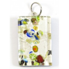 Murano Glass Medium Oblong Pendant