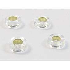 100 Miyuki Silver Lined Crystal Clear 3mm Glass Spacer Beads