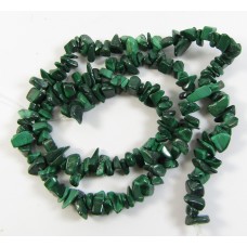 1 Strand Malachite Chip Beads