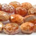 10 Fabulous 20mm Fire Agate Oval Nugget Beads
