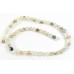 1 Strand Orange Mixed Agate 6mm Round Beads
