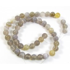 1 Strand Botswana Agate 8mm Round Beads