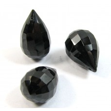 1 AA Quality Black Onyx Top Drilled Briolette