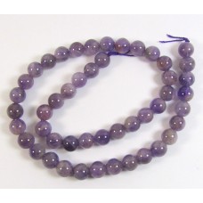 1 Strand Amethyst 8mm Round Beads