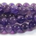 1 Strand Amethyst 8mm Round Beads