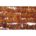 1 Dark Colour Baltic Amber Chip Small Nugget Bead Necklace