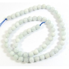 1 Strand Aquamarine 6mm Round Beads