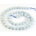 1 Strand Aquamarine 8mm Round Beads