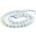 1 Strand Aquamarine 8mm Round Beads