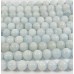 1 Strand Aquamarine 8mm Round Beads
