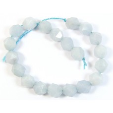 1 Strand Aquamarine Faceted 10mm Beads