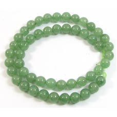 1 Strand Green Aventurine 6mm Round Beads