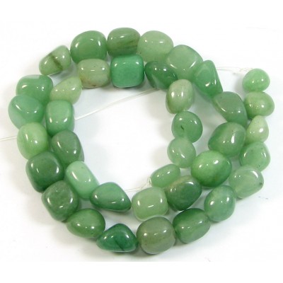 1 Strand Green Aventurine Nugget Beads