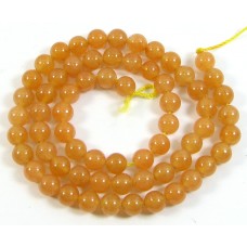 1 Strand Red Aventurine Round 4mm Beads