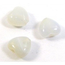 10 Blue Lace Agate 6mm Puffed Hearts