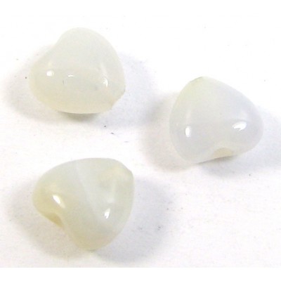 10 Blue Lace Agate 6mm Puffed Hearts