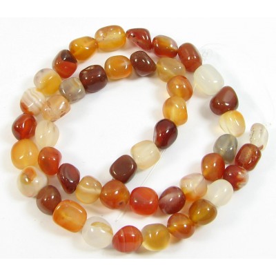 1 Strand Carnelian Nugget Beads