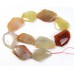 1 Strand Carnelian Slab Beads