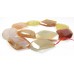1 Strand Carnelian Slab Beads