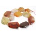 1 Strand Carnelian Slab Beads