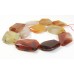 1 Strand Carnelian Slab Beads