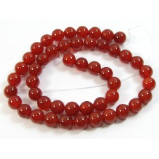 1 Strand Carnelian 4mm Round Beads
