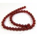 1 Strand Carnelian 8mm  Round Beads