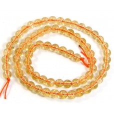 1 Strand Citrine 6mm Round Beads