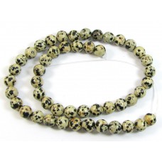 1 Strand 4mm Dalmatian Jasper