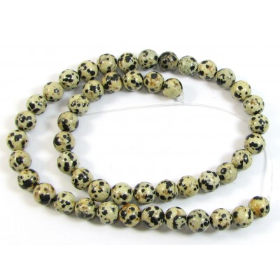 1 Strand 6mm Dalmatian Jasper
