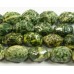 1 Strand Green/Lemon Tree Jasper Faceted Nugget Beads