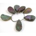 1 Short Strand Drusy Quartz Beads