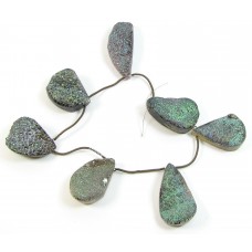 1 Short Strand Drusy Quartz Beads
