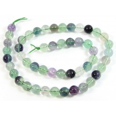 1 Strand Rainbow Fluorite 6mm Round Beads