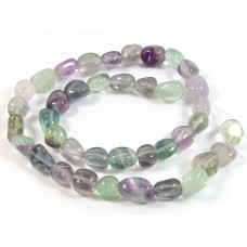 1 Strand Fluorite Nugget Beads