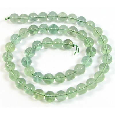 1 Strand Green Fluorite 6mm Round Beads