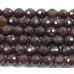 1 Strand Garnet Faceted 6mm Round Beads
