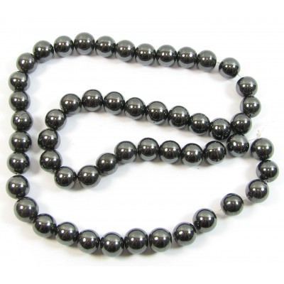 1 Strand Hematite/ Hematine 6mm Round Beads