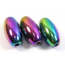 3 Multicolour Magnetic Hematite Rice Beads